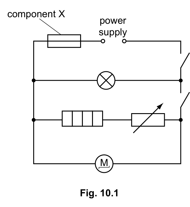 Fig. 10.1 — see the question text for what it shows