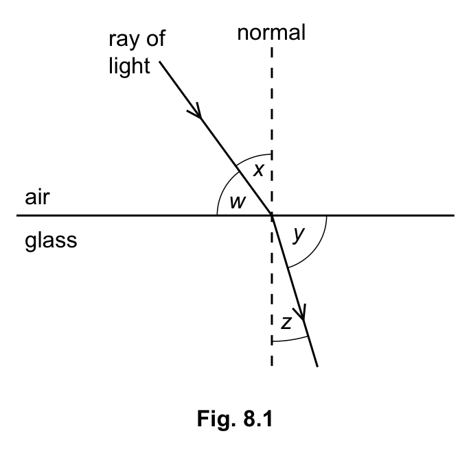 Fig. 8.1 — see the question text for what it shows